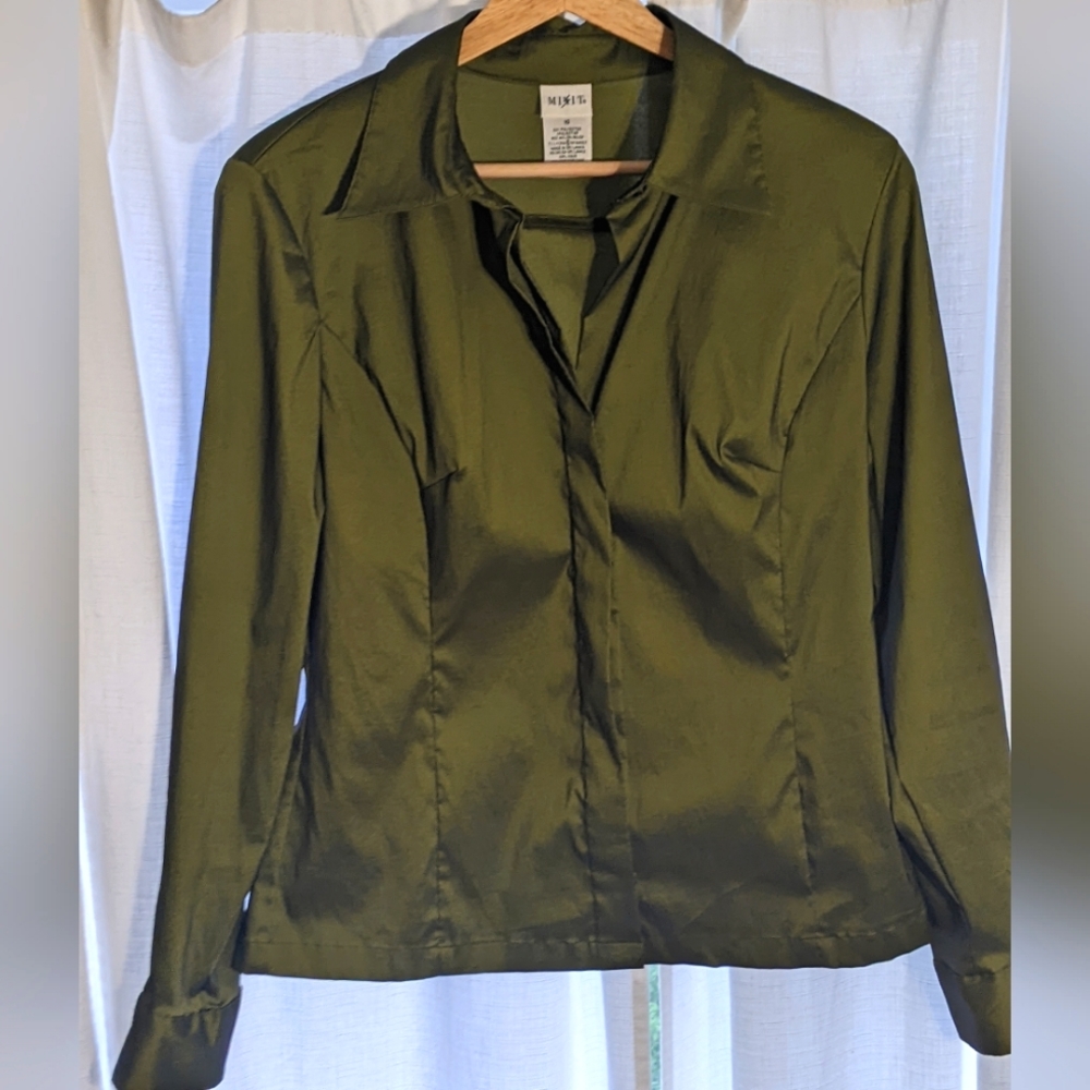 Iridescent Emerald MixIt Blouse